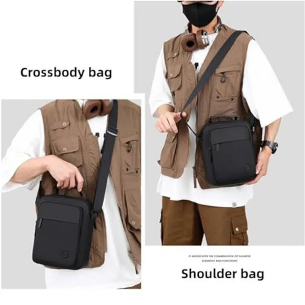 Small Messenger Bag for Men Women Purse for Men Multi Pocket Purses Bag Hold